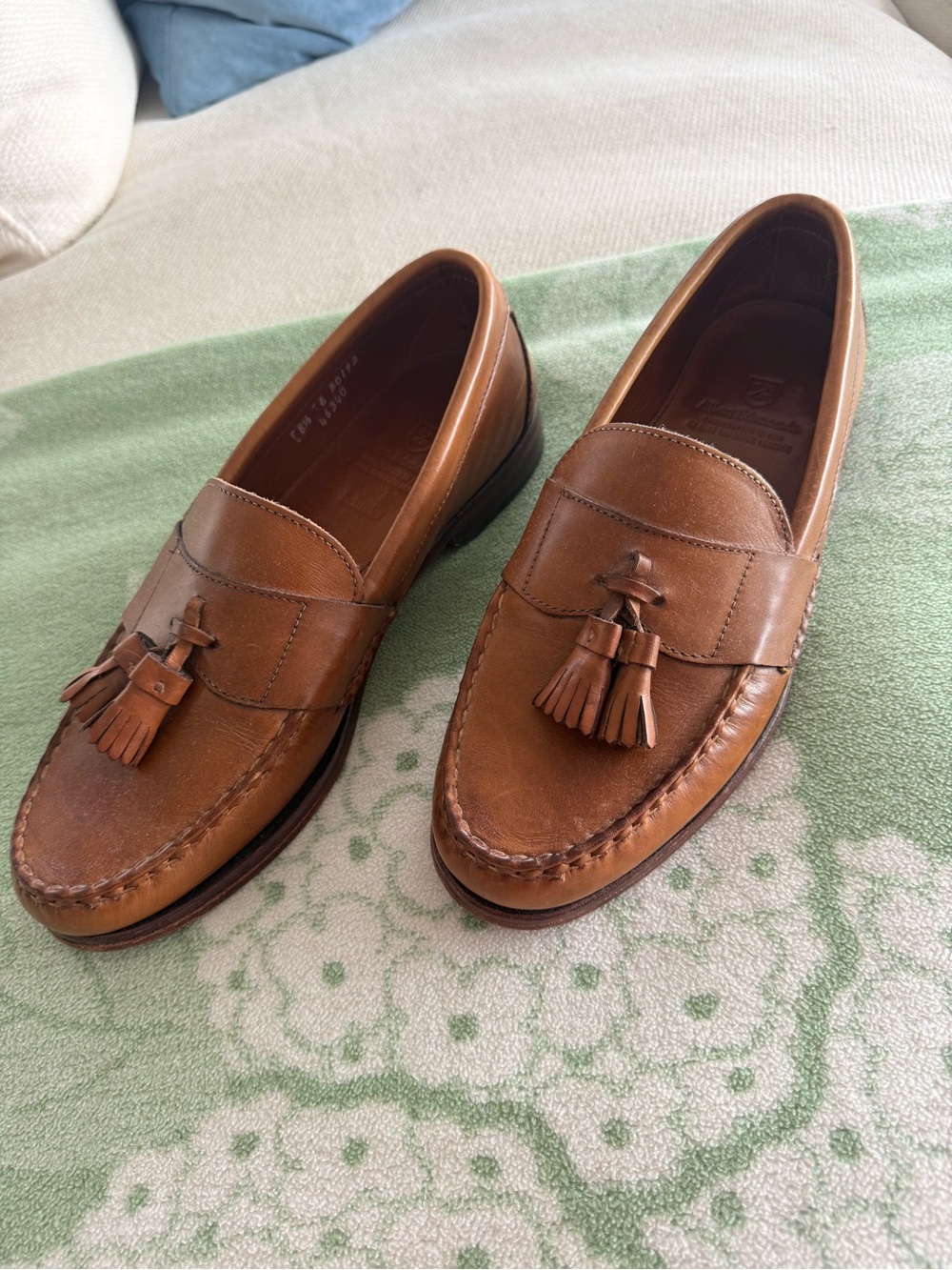Allen Edmonds Men’s Leather Tassel Loafers in Walnut Brown